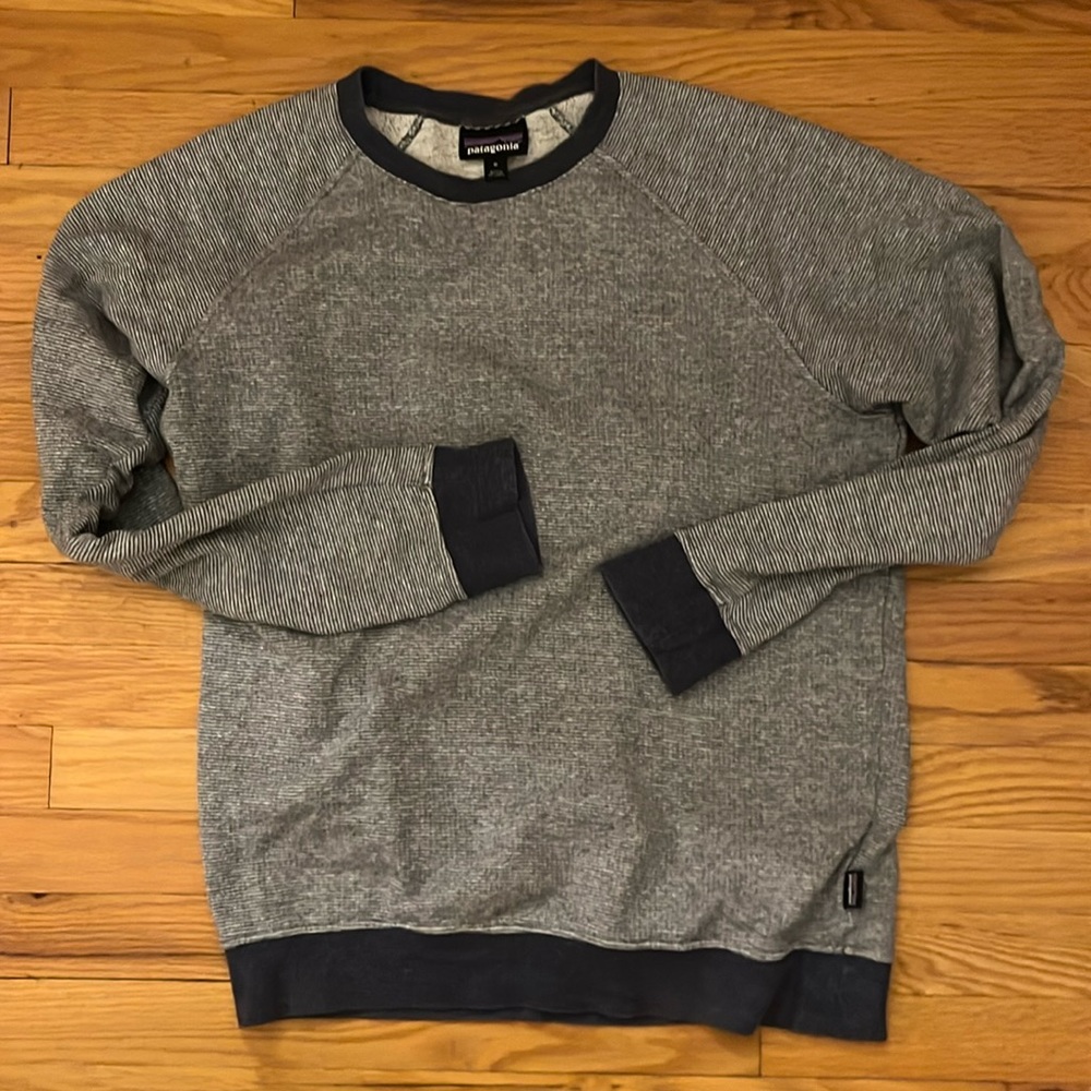 Patagonia Sweater. Color is Blue.